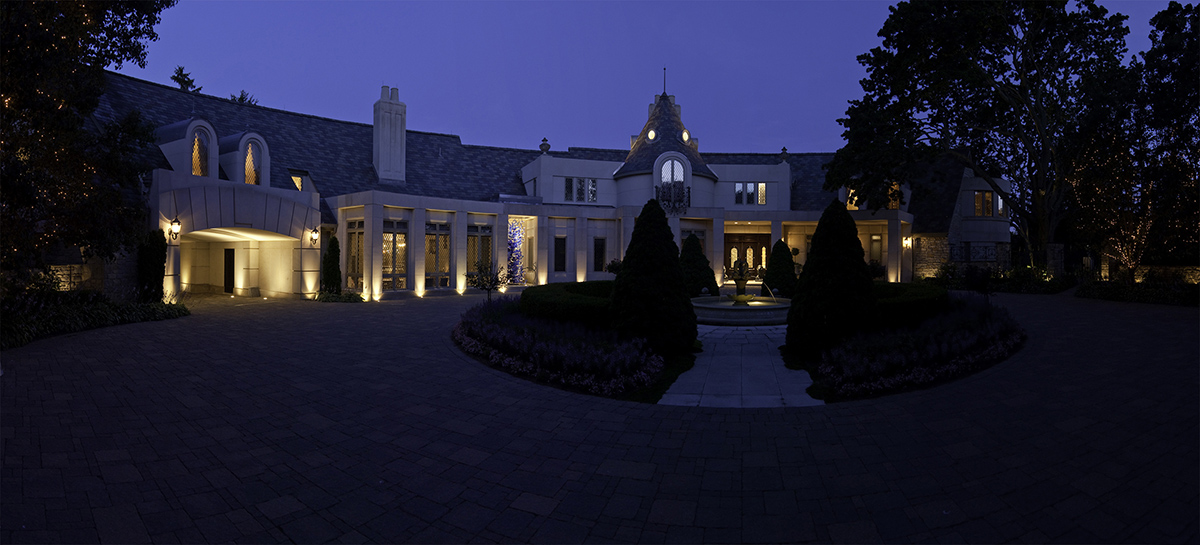 Courtyard of Large Home - Bloomfield Hills, MI